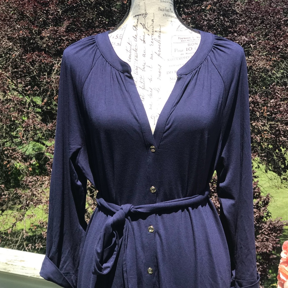   NWOT LILLY PULITZER Bailor True Blue Dress - Picture 6 of 9